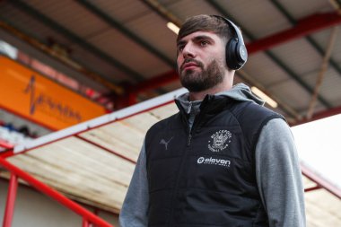 Blackpool 'dan Tom Bloxham, 25 Ocak 2025' te St James 'Park, Exeter, İngiltere' de oynanan Sky Bet 1 karşılaşması öncesinde geldi.