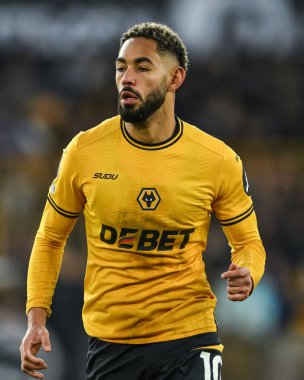 Wolverhampton Wanderers takımından Matheus Cunha, Wolverhampton Wanderers ile Molineux, Wolverhampton, Birleşik Krallık 'ta 25 Ocak 2025' te oynanan maçta
