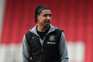 Blackpool 'dan Samuel Silvera, 25 Ocak 2025' te İngiltere 'deki St. James' Park, Exeter 'da oynanan Sky Bet 1 karşılaşması öncesinde geldi.