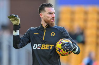 Wolverhampton Wanderers 'dan Jos S Premier League maçında ısınma turunda Wolverhampton Wanderers' a karşı Molineux, Wolverhampton, Birleşik Krallık, 25 Ocak 2025
