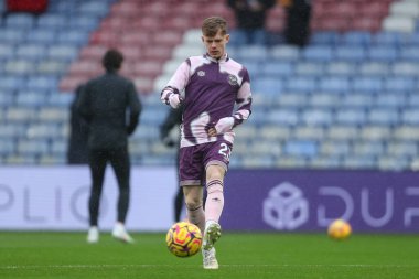 Brentford 'dan Keane Lewis-Potter Premier League maçında ısınma turunda Crystal Palace, Brentford' a karşı Selhurst Park, Londra, İngiltere, 26 Ocak 2025
