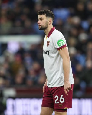 West Ham United takımının Max Kilman 'ı Premier League maçında Aston Villa, West Ham United' a karşı Villa Park, Birmingham, Birleşik Krallık, 26 Ocak 2025