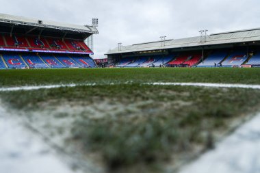 Selhurst Park 'ın Premier League maçından önceki genel görünümü Crystal Palace, Brentford' a karşı Selhurst Park, Londra, İngiltere, 26 Ocak 2025