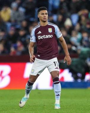 Aston Villa 'dan Ollie Watkins Premier Lig karşılaşmasında Aston Villa, West Ham United' a karşı Villa Park, Birmingham, Birleşik Krallık, 26 Ocak 2025