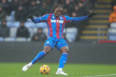 Kristal Saray 'dan Eberechi Eze, 26 Ocak 2025' te İngiltere 'nin Selhurst Park kentinde oynanan Premier Lig karşılaşmasında kale atışı yaptı.