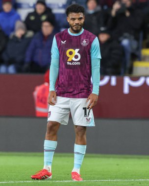 Burnley 'li Lyle Foster, Burnley ile Leeds United arasında 27 Ocak 2025' te oynanan Turf Moor, Burnley, İngiltere 'de oynanan Sky Bet Şampiyonası maçında.