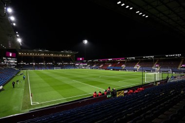 27 Ocak 2025 'te Burnley, Burnley, İngiltere' deki Turf Moor, Burnley 'de oynanan Gökyüzü İddia Şampiyonası öncesinde Çim Mağribi maçı genel görünümü