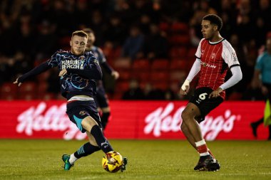 Blackpool 'dan Sonny Carey, 28 Ocak 2025' te Gelder Group Sincil Bank Stadyumu 'nda oynanan 1.