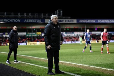 Blackpool teknik direktörü Steve Bruce, 28 Ocak 2025 tarihinde İngiltere 'nin Lincoln kentinde oynanan Gelder Group Sincil Bank Stadyumu' nda oynanan 1.