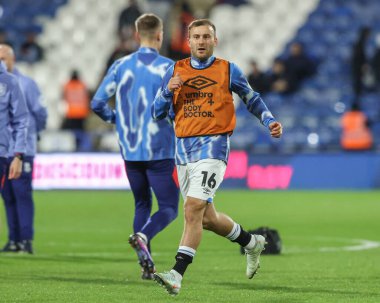 Herbie Kane Huddersfield Town in the pregame warmup session during the Sky Bet League 1 match Huddersfield Town vs Birmingham City at John Smith's Stadium, Huddersfield, United Kingdom, 28th January 2025 clipart