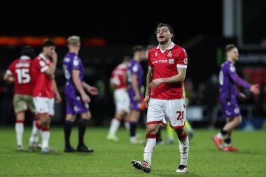 Wrexham 'dan Ollie Rathbone, 28 Ocak 2025' te İngiltere 'de oynanan SToK Cae Ras, Wrexham-Stevenage maçında takımının kaybetmesine tepki gösterdi.
