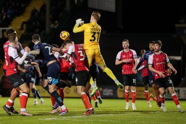 Lincoln City 'den Zach Jeacock, 28 Ocak 2025' te İngiltere 'nin Gelder Group Sincil Bank Stadyumu' nda oynanan 1.