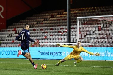 Blackpool takımından Ashley Fletcher, 28 Ocak 2025 tarihinde Lincoln City 'nin Gelder Group Sincil Bank Stadyumu' nda oynadığı maçta 1-0 berabere kaldı.