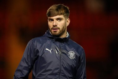 Blackpool 'dan Tom Bloxhan, 28 Ocak 2025' te Gelder Group Sincil Bank Stadyumu 'nda oynanan 1.