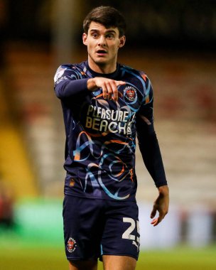 Blackpool 'dan Rob Apter takımına takımının talimatlarını 28 Ocak 2025' te Gelder Group Sincil Bank Stadyumu 'nda oynanan 1.