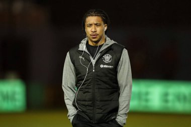 Blackpool 'dan Samuel Silvera, Gelder Group Sincil Bank Stadyumu' na 28 Ocak 2025 tarihinde Gelder Group Sincil Bank Stadyumu 'nda oynanan 1.