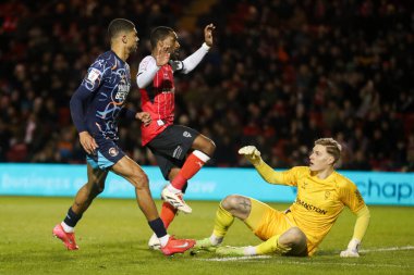 Blackpool takımından Ashley Fletcher, 28 Ocak 2025 tarihinde Lincoln City 'nin Gelder Group Sincil Bank Stadyumu' nda oynadığı maçta 1-0 berabere kaldı.