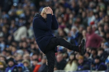 Pep Guardiola teknik direktörü, Club Brugge 'den Raphael Onyedika' nın UEFA Şampiyonlar Ligi Maçı 'nda 8 Manchester City vs Club Brugge maçında 9 Ocak 2025 tarihinde Etihad Stadyumu' nda 0-1 'lik skora ulaşması üzerine tepki gösterdi.