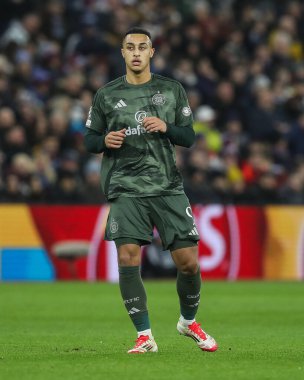 Adam Idah of Celtic during the UEFA Champions League Matchday 8 of 8 Aston Villa vs Celtic at Villa Park, Birmingham, United Kingdom, 29th January 2025 clipart