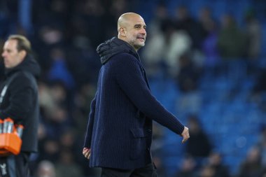 Manchester City 'nin 28 Ocak 2025 tarihinde Etihad Stadyumu' nda oynanan 8 Manchester City vs Club Brugge maçında oynanan maçtan sonra Manchester City teknik direktörü Pep Guardiola