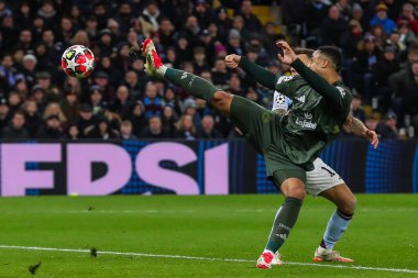 Kelt takımından Adam Idah, UEFA Şampiyonlar Ligi Maç Maçı 'nda 2-1 öne geçti. 8 Aston Villa, Celtic' e karşı. Villa Park, Birmingham, Birleşik Krallık, 29 Ocak 2025
