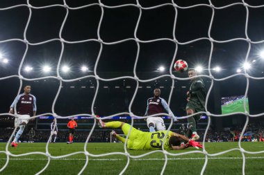 Celtic 'ten Adam Idah, UEFA Şampiyonlar Ligi Maçı' nda 2-2 berabere kaldı. 8 Aston Villa, Celtic 'e karşı. Villa Park, Birmingham, Birleşik Krallık, 29 Ocak 2025