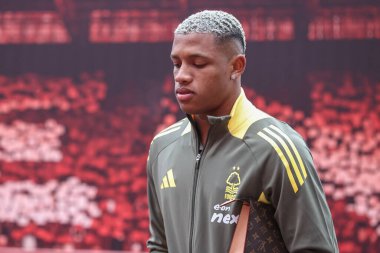 Nottingham Ormanı 'ndan Danilo Premier Lig maçı sırasında Nottingham Ormanı, Brighton ve Hove Albion' a karşı 1 Şubat 2025 'te Nottingham, İngiltere' de geldi.