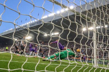 Fulham 'dan Rodrigo Muniz Premier Lig maçında 1-2 berabere kaldı. Newcastle United, Fulham' a karşı St. James 's Park, Newcastle, 1 Şubat 2025