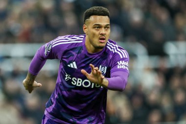 Fulham 'dan Rodrigo Muniz (golcü) Premier League maçında Newcastle United ile Fulham arasında 1 Şubat 2025' te St.James 's Park, Newcastle' da oynanan maçta gol attı.