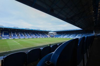 1 Şubat 2025 'te Hillsborough, Sheffield, İngiltere' de Çarşamba günü oynanan Gök İddia Şampiyonası maçı öncesinde Hillsborough Stadyumu 'nun genel görünümü Sheffield Town' a karşı.