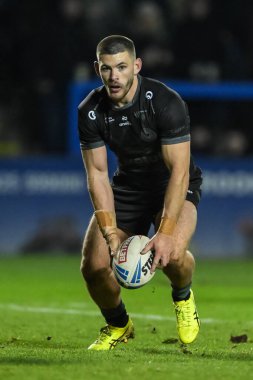 Warrington Wolves 'dan Danny Walker, 1 Şubat 2025' te Halliwell Jones Stadyumu 'nda oynanan Warrington Wolves - Leigh Leopards maçında rol aldı.