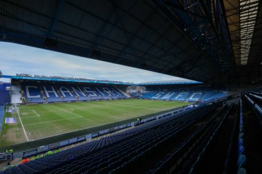 A general view of Hillsborough stadium ahead of the Sky Bet Championship match Sheffield Wednesday vs Luton Town at Hillsborough, Sheffield, United Kingdom, 1st February 2025 clipart