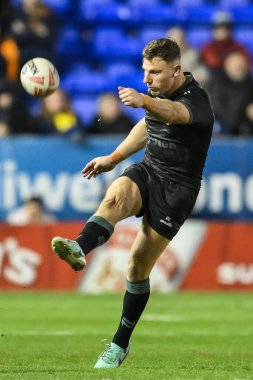 Warrington Wolves 'tan George Williams, 1 Şubat 2025' te Halliwell Jones Stadyumu 'nda oynanan Warrington Wolves - Leigh Leopards maçında sahaya çıktı.