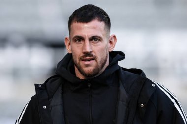 Newcastle United takımından Martin Dbravka, 1 Şubat 2025 'te İngiltere' de oynanan Premier League karşılaşmasında St.James 's Park' ta Newcastle United 'a karşı Fulham maçına geldi.