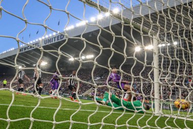 Fulham 'dan Rodrigo Muniz Premier Lig maçında 1-2 berabere kaldı. Newcastle United, Fulham' a karşı St. James 's Park, Newcastle, 1 Şubat 2025