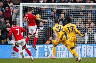 Nottingham Ormanı 'ndan Chris Wood Premier League maçında Nottingham Forest, Brighton ve Hove Albion' a karşı 1 Şubat 2025 'te City Ground, Nottingham, İngiltere' de 3-0 yenildi.