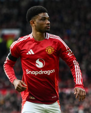Manchester United 'dan Amad Diallo Premier Lig karşılaşmasında Manchester United ile Crystal Palace arasında 2 Şubat 2025' te Old Trafford, Manchester, İngiltere 'de karşı karşıya geldi.