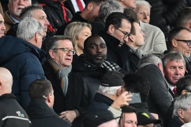Andy Cole, Manchester United ile Crystal Palace maçında Old Trafford, Manchester, İngiltere 'de 2 Şubat 2025' te seyirci kalmıştır.