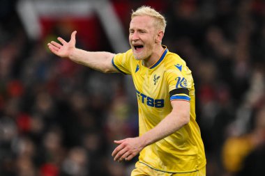 Crystal Palace 'dan Will Hughes, Manchester United - Old Trafford, Manchester, İngiltere' de oynanan Premier League karşılaşmasında tepki gösterdi.