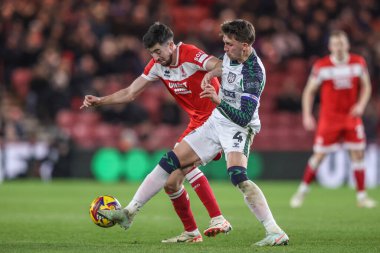 Middlesbrough 'lu Finn Azaz, 3 Şubat 2025' te Middlesbrough, Birleşik Krallık 'taki Riverside Stadyumu' nda oynanan Sky Bet Şampiyonası karşılaşmasında Sunderland 'lı Dan Neil tarafından yenildi.