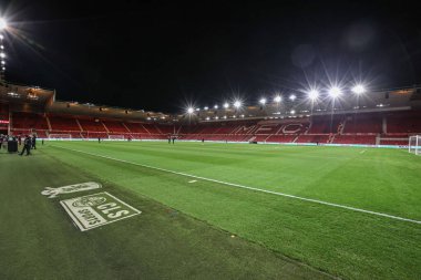 3 Şubat 2025 'te Riverside Stadyumu' nda Middlesbrough ile Sunderland arasındaki Sky Bet Şampiyonası öncesinde Riverside Stadyumu 'nun genel görünümü