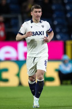 Oxford United takımından Cameron Brannagan 4 Şubat 2025 tarihinde Burnley-Oxford United maçında Turf Moor, Burnley, İngiltere 'de karşı karşıya geldi.