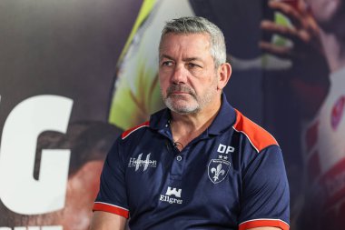 Daryl Powell Wakefield Trinity 'nin baş antrenörü 2025 Betfred Süper Ligi lansmanında Manchester, Birleşik Krallık' ta 5 Şubat 2025 tarihinde