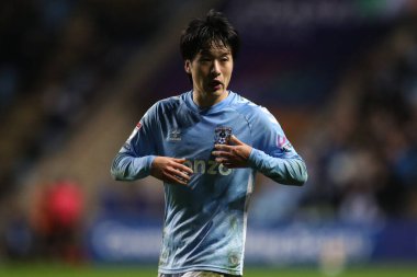 Tatsuhiro Sakamoto of Coventry City during the Sky Bet Championship match Coventry City vs Leeds United at Coventry Building Society Arena, Coventry, United Kingdom, 5th February 2025 clipart