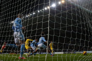 Leeds United takımından Jayden Bogle, Coventry Building Society Arena, Coventry, İngiltere 'de oynanan Sky Bet Şampiyonası maçında 0-2' lik skorla gol attı.