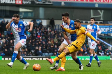 Wolverhampton Wanderers 'dan Matheus Cunha' nın 9 Şubat 2025 'te Ewood Park, Blackburn' de oynanan dördüncü tur Blackburn Rovers - Wolverhampton Wanderers karşılaşmasında gol atma şansı var.
