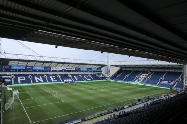 Deepdale Stadyumu 'nun, 8 Şubat 2025' te İngiltere 'nin Deepdale kentinde oynanan Preston North End-Wycombe Wanderers karşılaşması öncesinde genel bir görüntüsü.