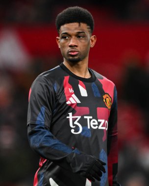 Manchester United takımından Amad Diallo, 7 Şubat 2025 tarihinde Birleşik Krallık 'ın Manchester United ile Leicester City takımları arasında oynanan 4.