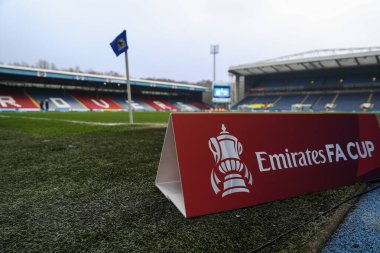 Blackburn Rovers 'ın evi olan Ewood Park' ın genel görünümü 9 Şubat 2025 'te Ewood Park, Blackburn, Birleşik Krallık' ta düzenlenen dördüncü tur Blackburn Rovers-Wolverhampton Wanderers karşılaşmasının önünde.