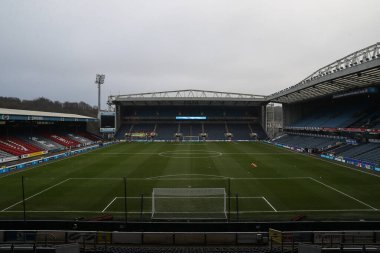 Blackburn Rovers 'ın evi olan Ewood Park' ın genel görünümü 9 Şubat 2025 'te Ewood Park, Blackburn, Birleşik Krallık' ta düzenlenen dördüncü tur Blackburn Rovers-Wolverhampton Wanderers karşılaşmasının önünde.